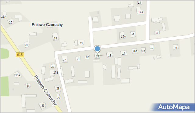 Pniewo-Czeruchy, Pniewo-Czeruchy, 19, mapa Pniewo-Czeruchy