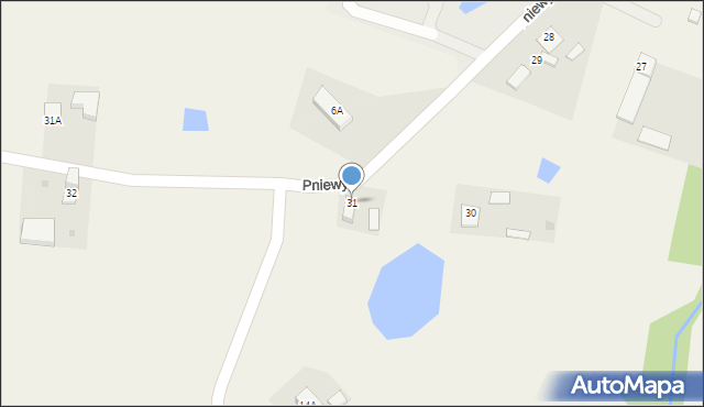 Pniewy, Pniewy, 31, mapa Pniewy