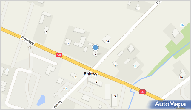 Pniewy, Pniewy, 5, mapa Pniewy