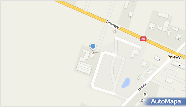 Pniewy, Pniewy, 6, mapa Pniewy