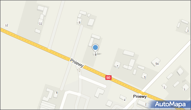 Pniewy, Pniewy, 8, mapa Pniewy