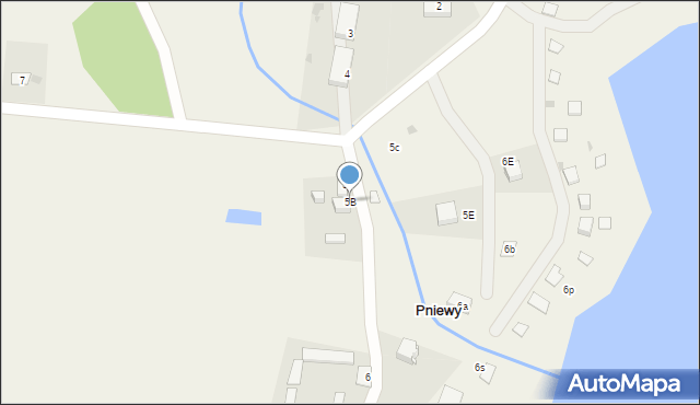 Pniewy, Pniewy, 5B, mapa Pniewy