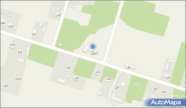 Pniówek, Pniówek, 133, mapa Pniówek