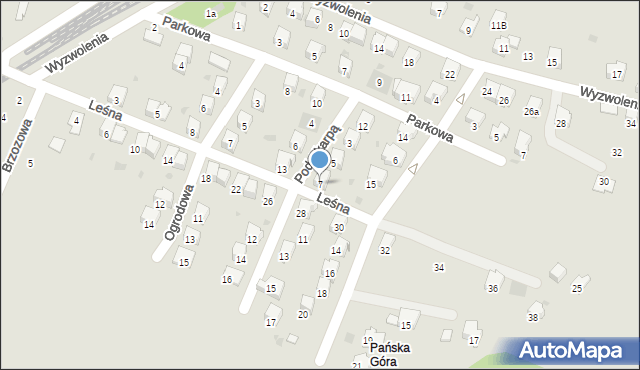 Andrychów, Pod Skarpą, 7, mapa Andrychów