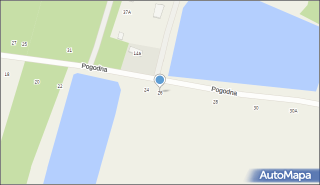 Bartoszówka, Pogodna, 26, mapa Bartoszówka