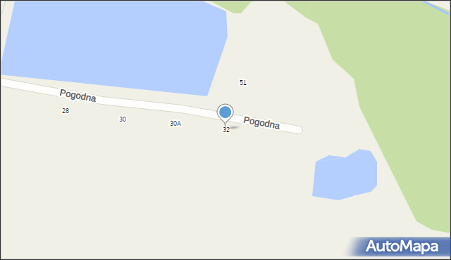 Bartoszówka, Pogodna, 32, mapa Bartoszówka