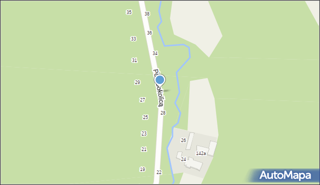 Będkowice, Pod Sokolicą, 30, mapa Będkowice