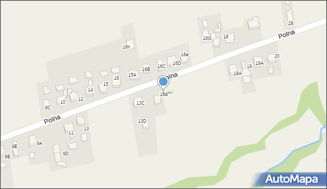 Bełsznica, Polna, 16a, mapa Bełsznica