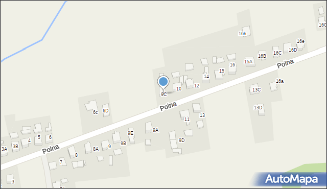 Bełsznica, Polna, 9C, mapa Bełsznica