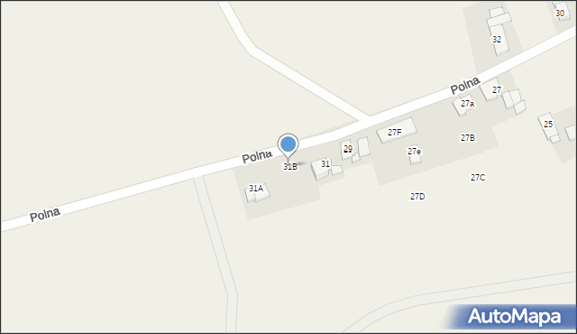 Biadacz, Polna, 31B, mapa Biadacz