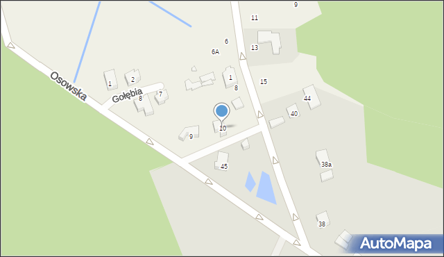 Biedrusko, Poznańska, 10, mapa Biedrusko