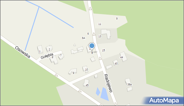 Biedrusko, Poznańska, 8, mapa Biedrusko