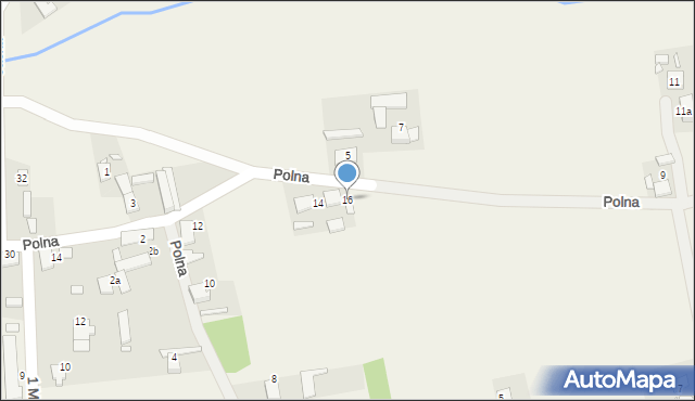 Biestrzynnik, Polna, 16, mapa Biestrzynnik