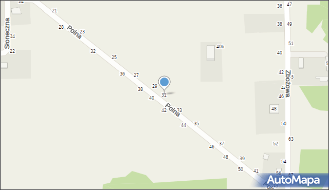 Biskupice, Polna, 31, mapa Biskupice