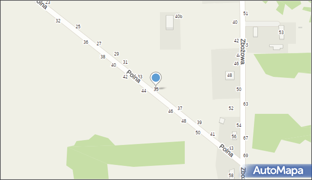 Biskupice, Polna, 35, mapa Biskupice