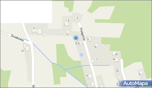 Bluszczów, Podgórze, 4, mapa Bluszczów