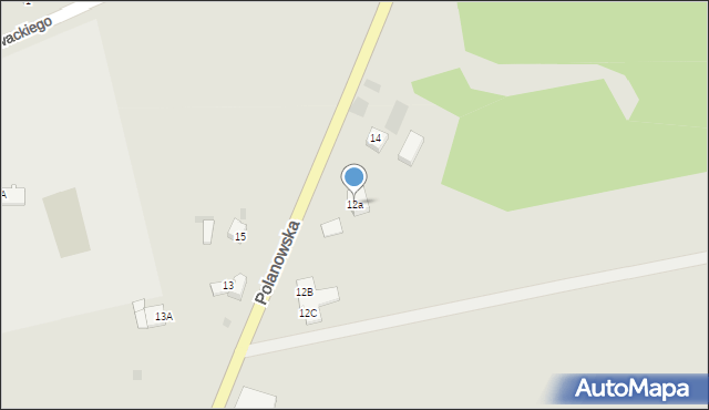 Bobolice, Polanowska, 12a, mapa Bobolice