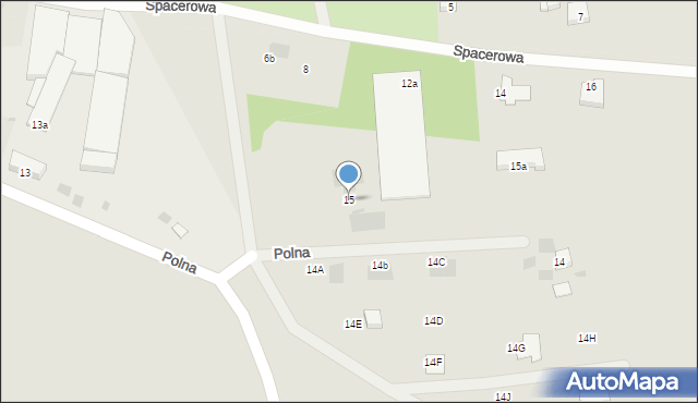 Bobolice, Polna, 15, mapa Bobolice
