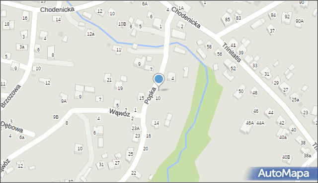 Bochnia, Popka Tadeusza, 6, mapa Bochni