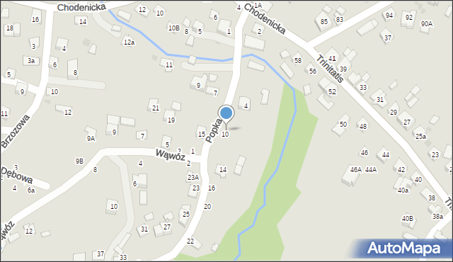 Bochnia, Popka Tadeusza, 8, mapa Bochni