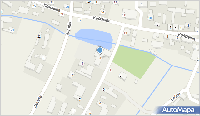 Bodzanowice, Powstańców Śląskich, 3, mapa Bodzanowice