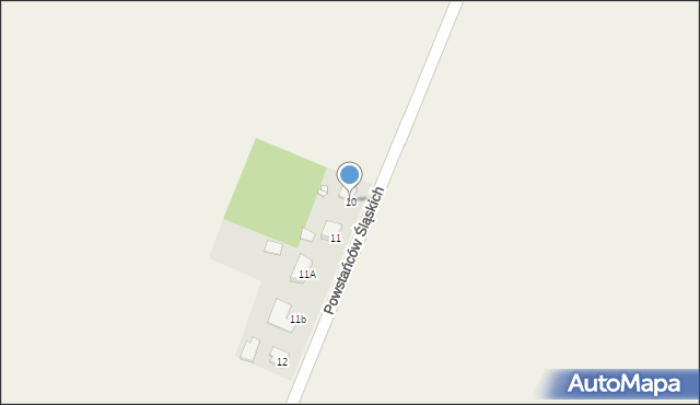 Bogacica, Powstańców Śląskich, 10, mapa Bogacica