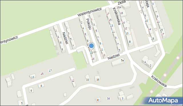 Boguszów-Gorce, Pokoju, 12, mapa Boguszów-Gorce