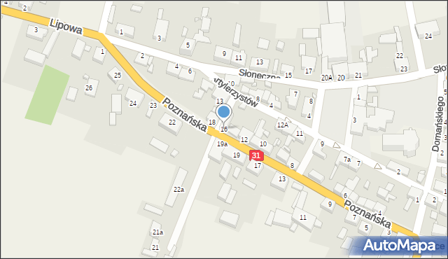 Boleszkowice, Poznańska, 16, mapa Boleszkowice