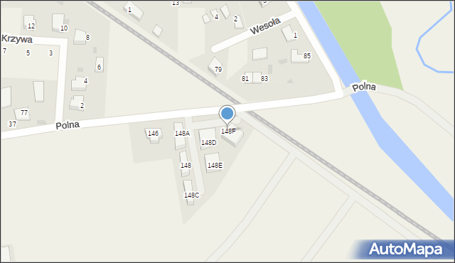 Bolszewo, Polna, 148F, mapa Bolszewo