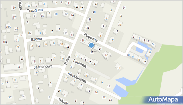 Bolszewo, Polna, 32, mapa Bolszewo