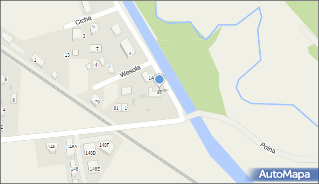 Bolszewo, Polna, 85, mapa Bolszewo