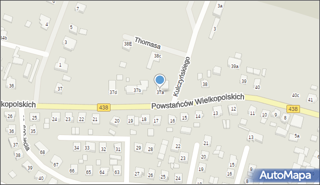 Borek Wielkopolski, Powstańców Wielkopolskich, 37a, mapa Borek Wielkopolski