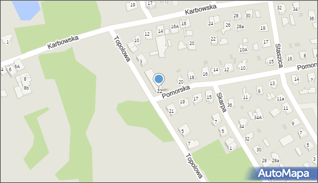 Brodnica, Pomorska, 22, mapa Brodnica