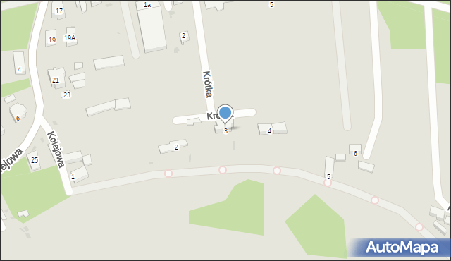 Brzeg Dolny, Podwale, 3, mapa Brzeg Dolny