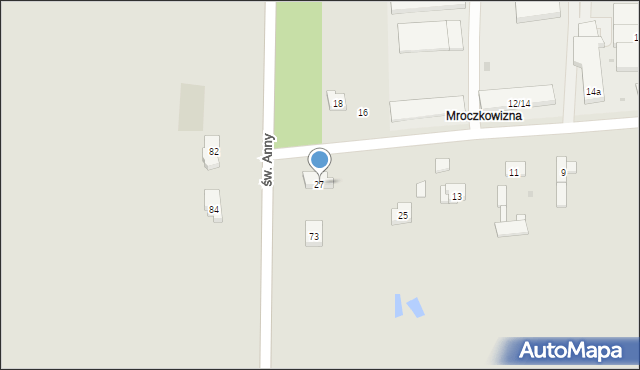 Brzeziny, Południowa, 27, mapa Brzeziny