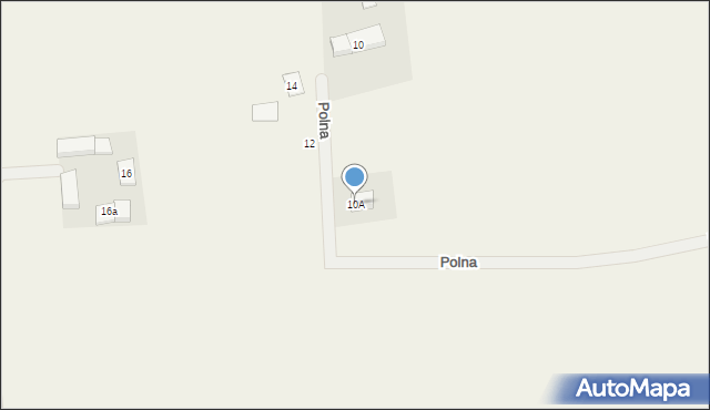 Brzeźno, Polna, 10A, mapa Brzeźno