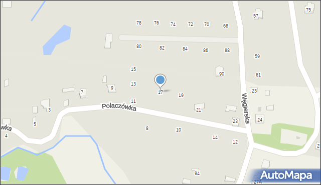 Brzostek, Połaczówka, 17, mapa Brzostek