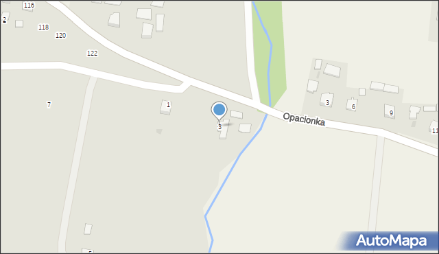 Brzostek, Południowa, 3, mapa Brzostek