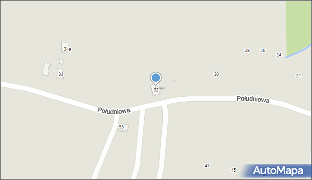 Brzostek, Południowa, 32, mapa Brzostek