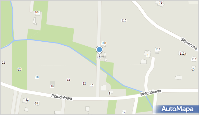 Brzostek, Południowa, 6, mapa Brzostek