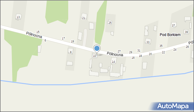 Brzóze, Północna, 12, mapa Brzóze