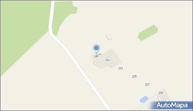 Budy-Grzybek, Potockiego, 141, mapa Budy-Grzybek