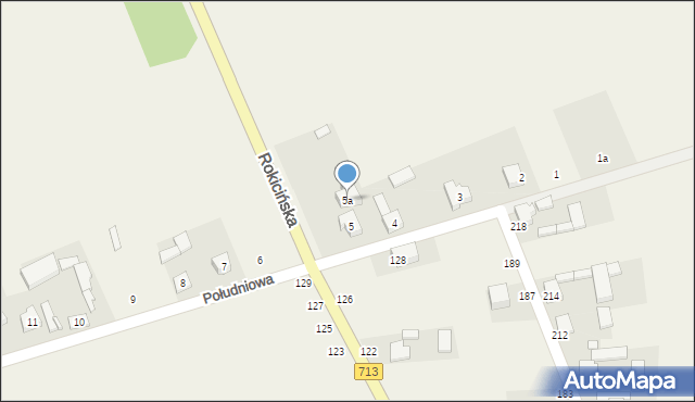 Bukowiec, Południowa, 5a, mapa Bukowiec