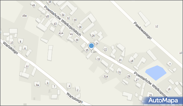 Bukówiec Górny, Powstańców Wielkopolskich, 35a, mapa Bukówiec Górny