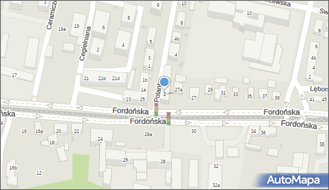 Bydgoszcz, Polanka, 2, mapa Bydgoszczy