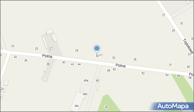 Cekanów, Polna, 31, mapa Cekanów