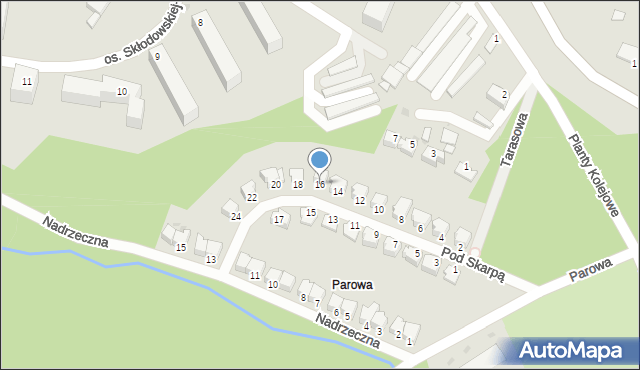 Chełmno, Pod Skarpą, 16, mapa Chełmno