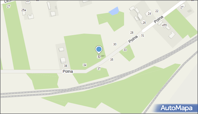 Chmielów, Polna, 32, mapa Chmielów