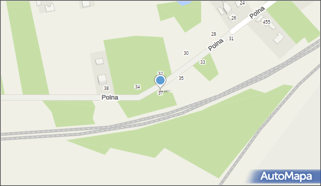 Chmielów, Polna, 37, mapa Chmielów