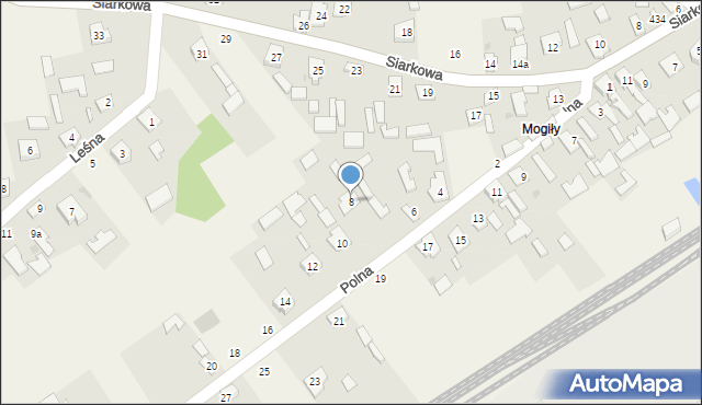 Chmielów, Polna, 8, mapa Chmielów